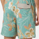 Hermosa Elastic Waist Lined 17" Swim Trunks