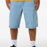 O'Riginals Dockside Denim Utility 21" Shorts - Washed Indigo | O'Neill