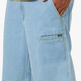 O'Riginals Dockside Denim Utility 21" Shorts - Washed Indigo | O'Neill