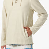 Bavaro Solid Poncho Pullover Fleece - Lt Khaki | O'Neill