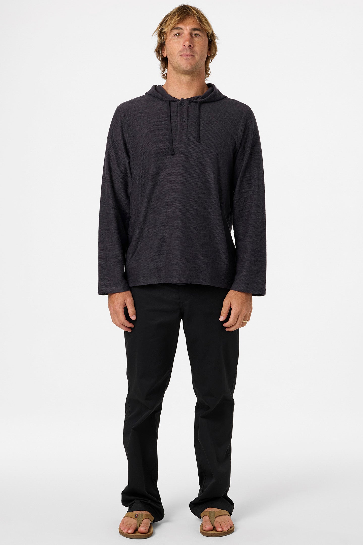Bavaro Solid Poncho Pullover Fleece - Phantom | O'Neill