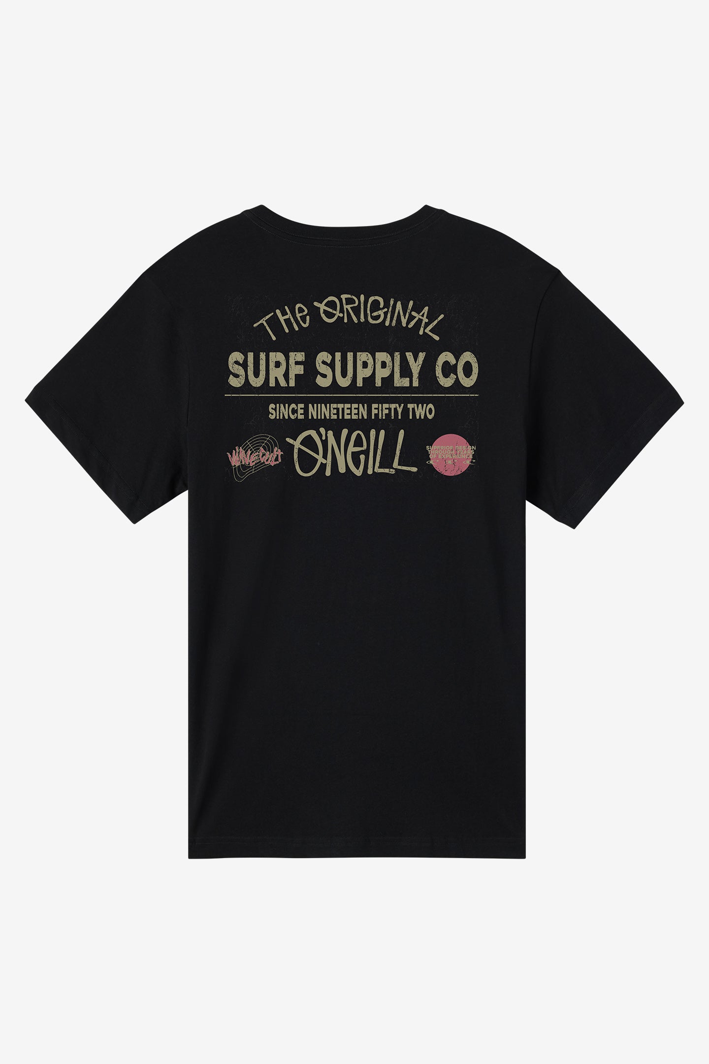 【rucy】SUVIN GOLD Tシャツ BLACK XL Fifty Two Classic Tee - Black | O'Neill