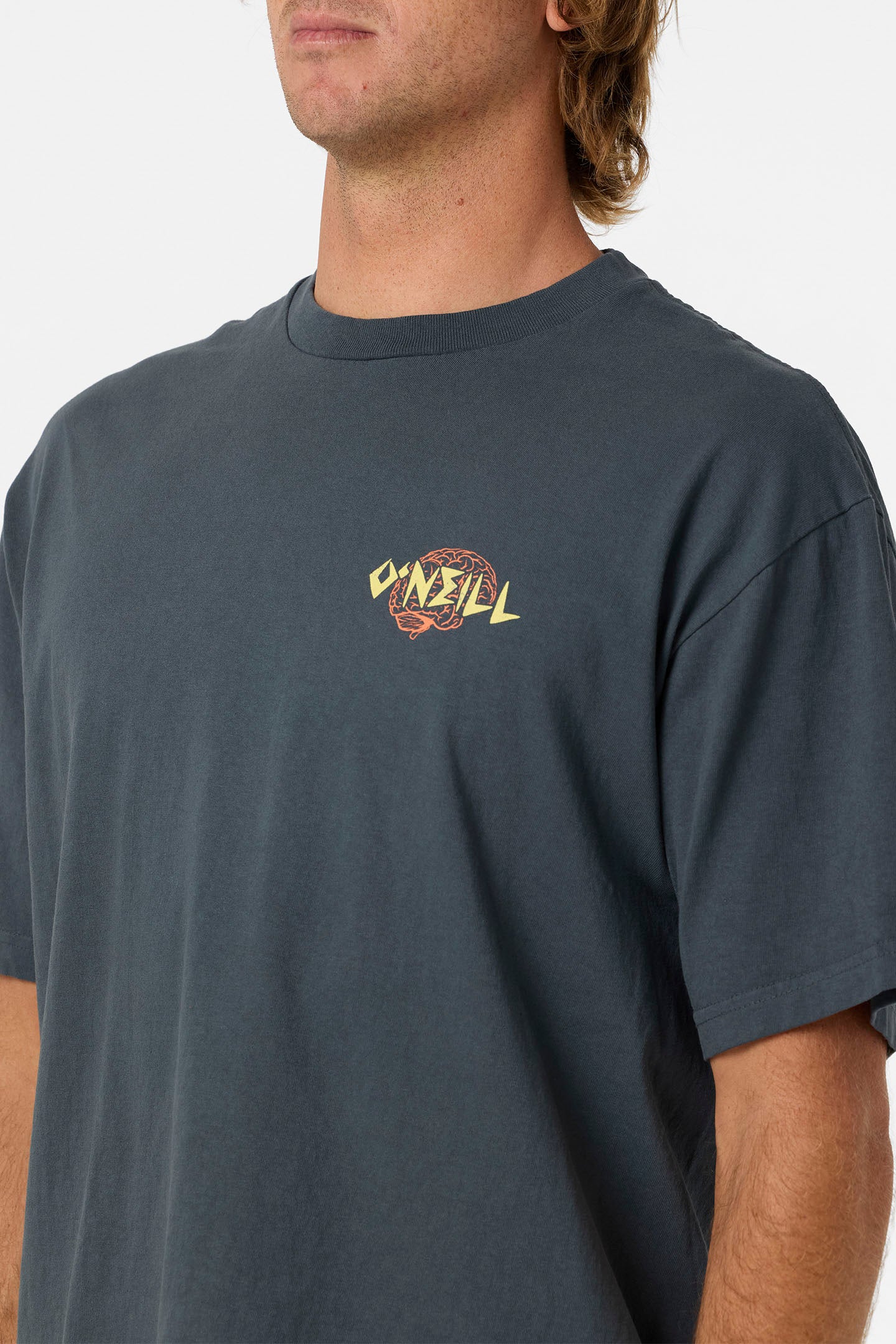 Micro Brain Boxy Tee - Dark Shadow | O'Neill