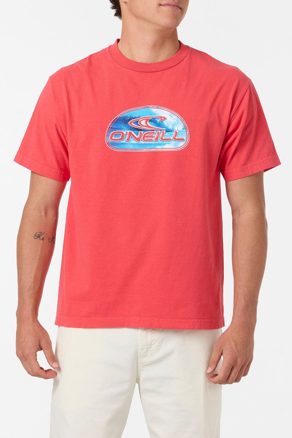 Reef Break Boxy Tee - Lava Red | O