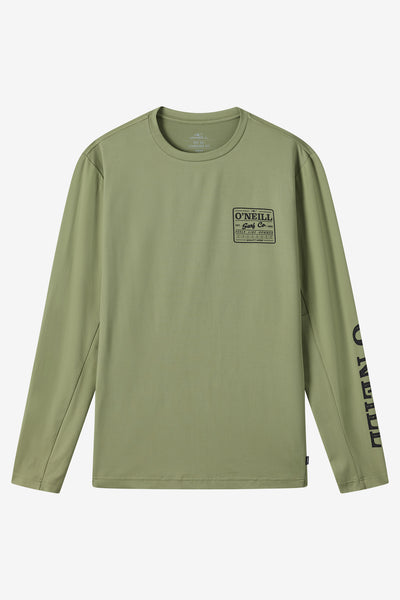 Block Upf Ls Tee Long Sleeve Tee - Oil Green | O'Neill