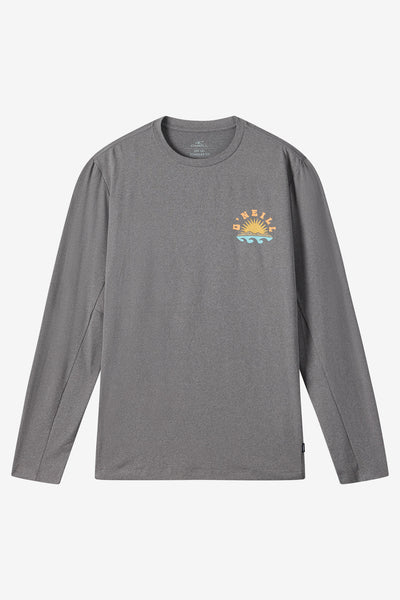 Solar Scenic Upf Ls Tee Long Sleeve Tee - Gargoyle Melange | O'Neill