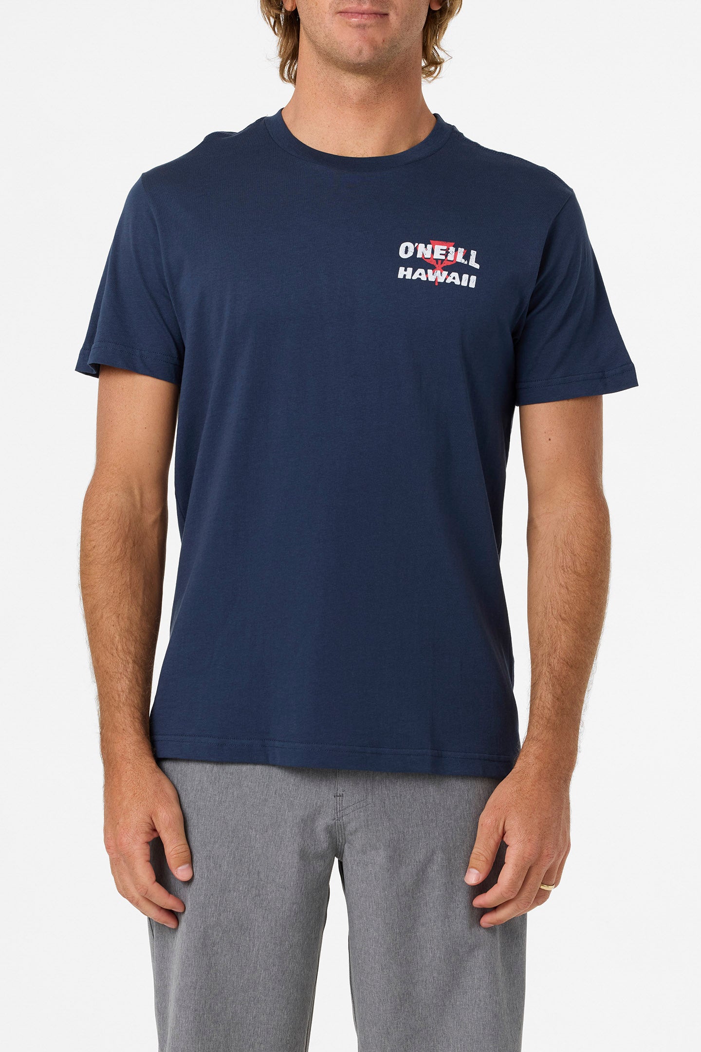 希少 ka na ta classic shirts / Wool Navy Stacker Hawaii Classic Tee - Navy | O'Neill