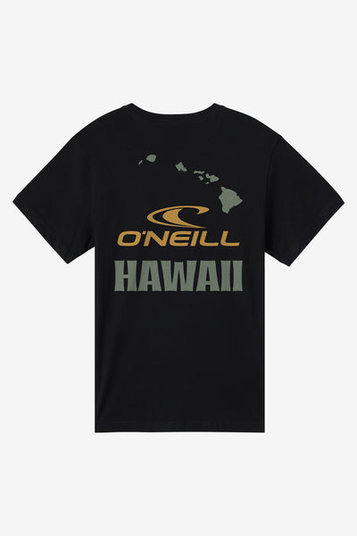 Square Up Hawaii Classic Tee - Black | O'Neill