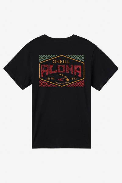 Aloha Hawaii Classic Tee - Black | O'Neill