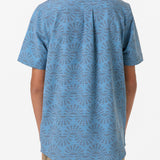 Boy's UPF Slub Standard Woven Shirt