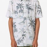 Boy's UPF Slub Standard Woven Shirt