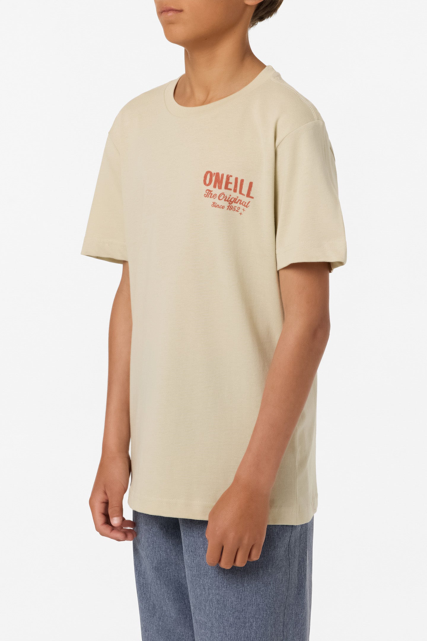 Boy's Open Road Tee - Lt Khaki | O'Neill