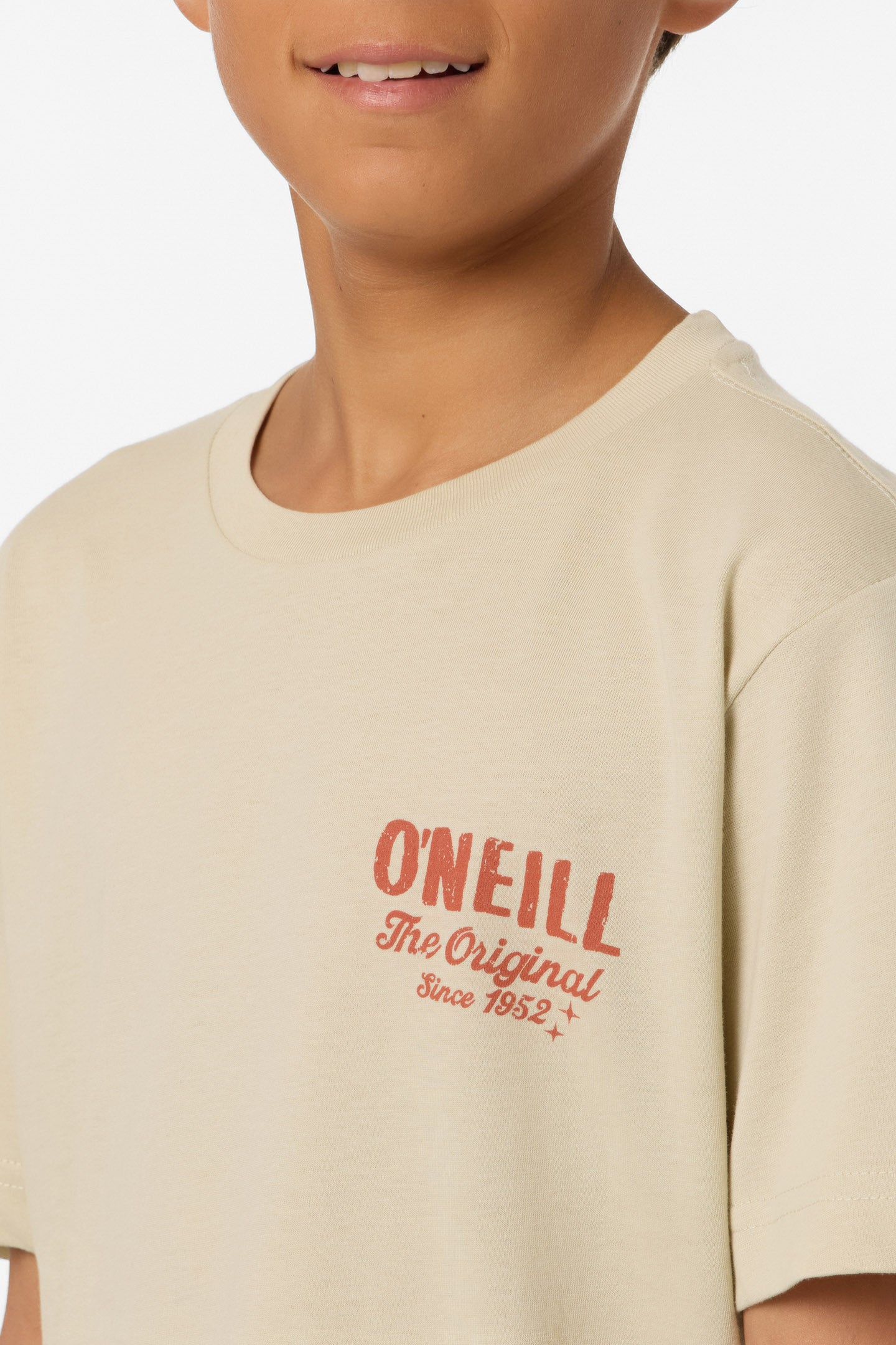 Boy's Open Road Tee - Lt Khaki | O'Neill