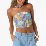 Adeline Geo Tube Top - Captain'S Blue | O'Neill