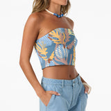Adeline Geo Tube Top - Captain'S Blue | O'Neill