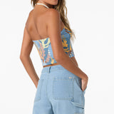 Adeline Geo Tube Top - Captain'S Blue | O'Neill