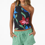 Celeste Floral Top - Black | O'Neill