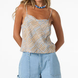 Matilda Stripe Top - Dark Khaki | O'Neill