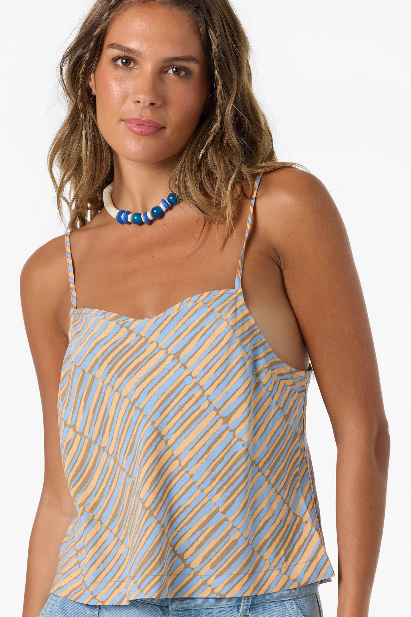 Matilda Stripe Top - Dark Khaki | O'Neill