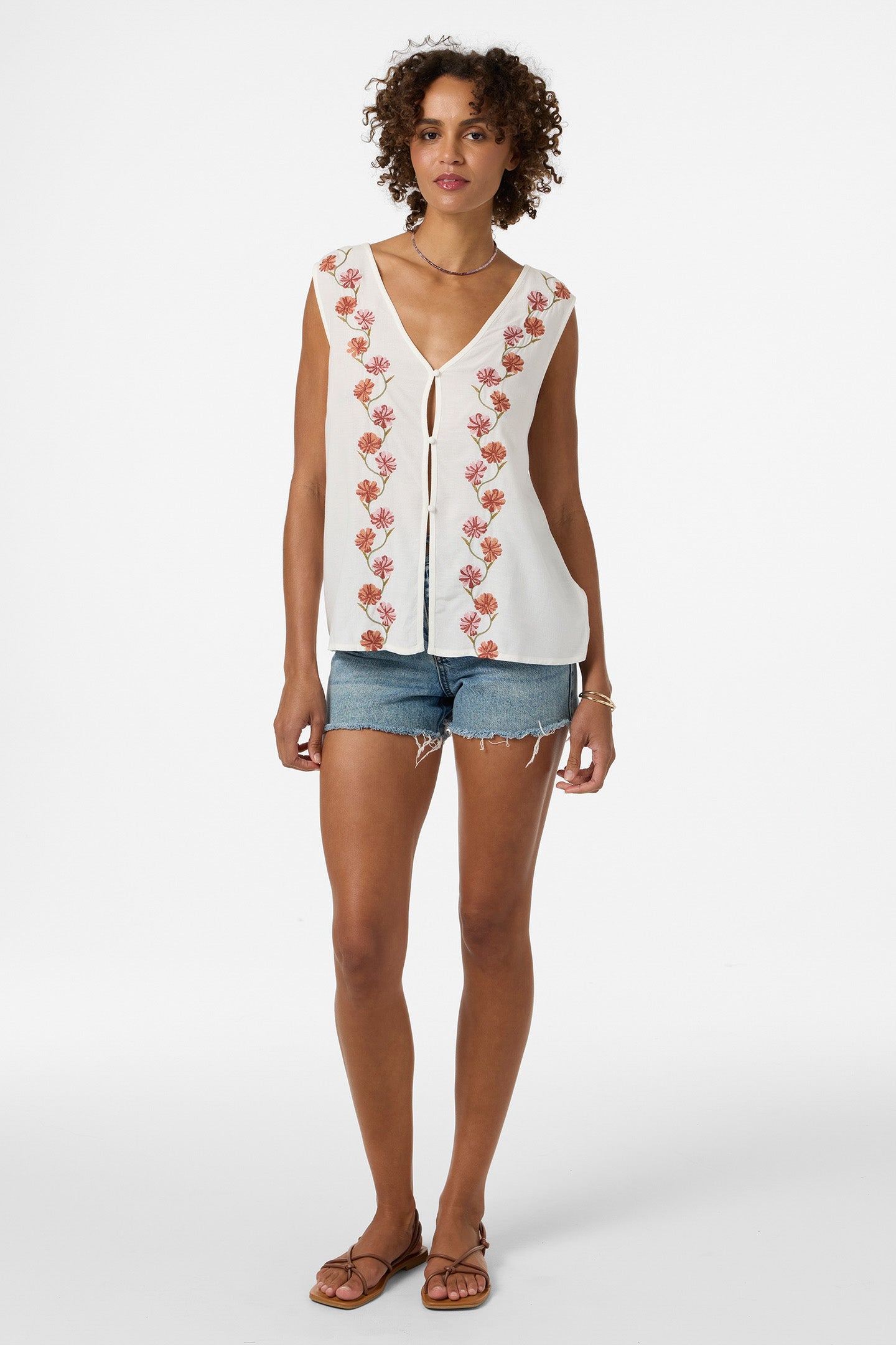 Farren Floral Top - Tofu | O'Neill