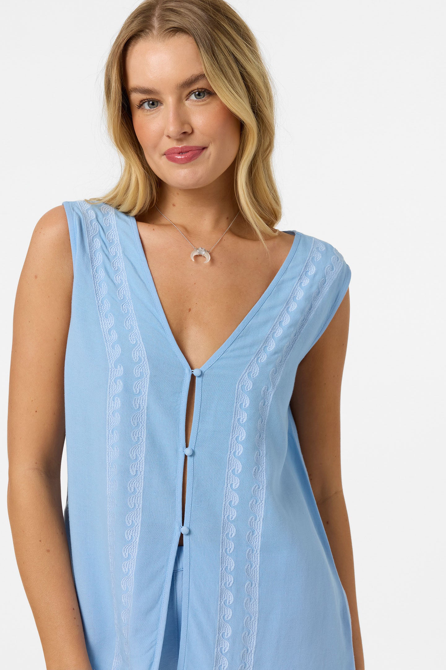 Farren Wave Top S - Blue Glass | O'Neill