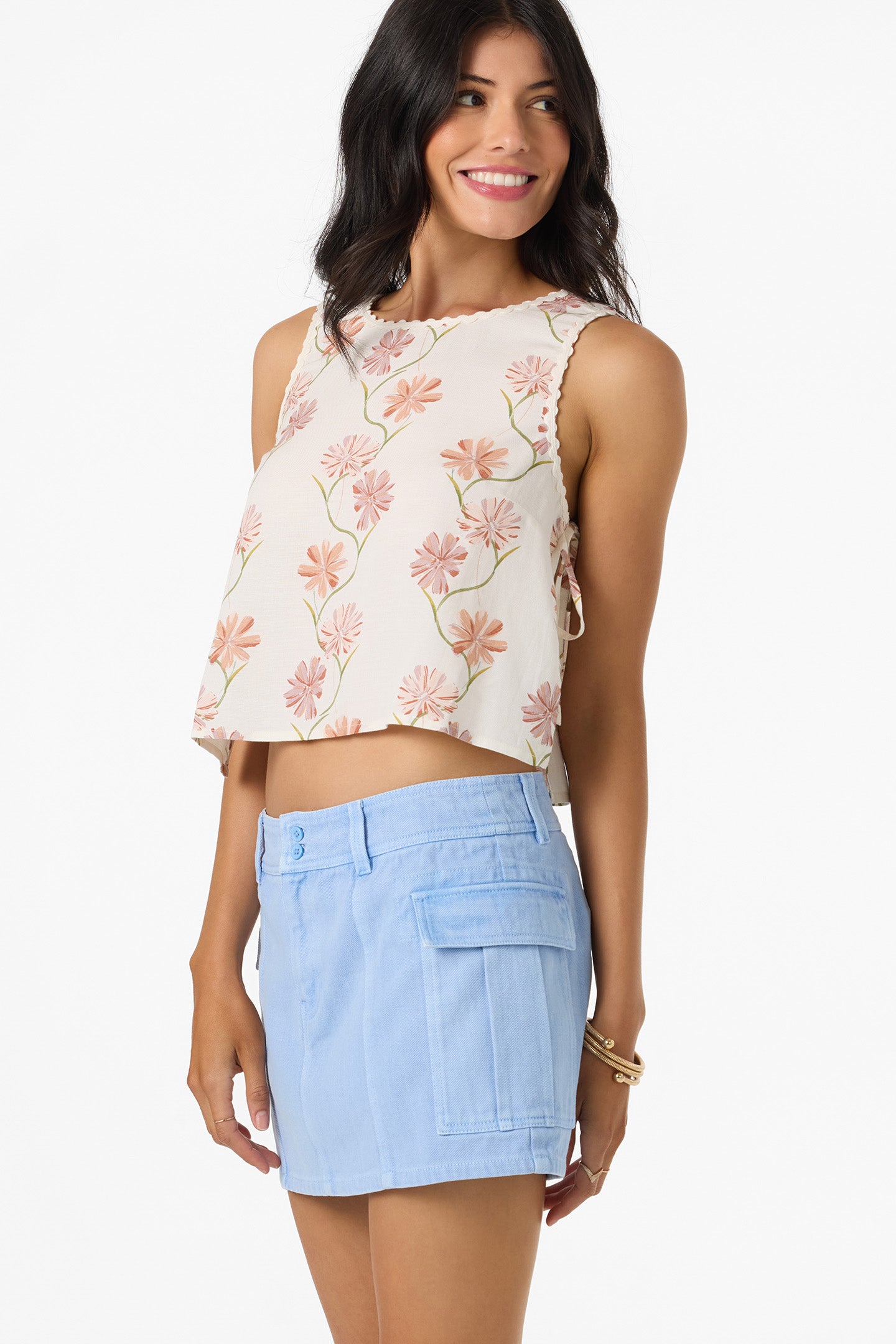 Athena Ivy Floral Top - Tofu | O'Neill