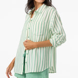 Leni Stripe Relaxed Long Sleeve Top -  | O'Neill