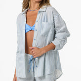 Leni Stripe Relaxed Long Sleeve Top -  | O'Neill