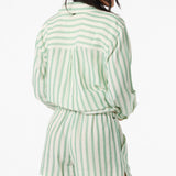 Brenda Stripe Beach Shorts - Green | O'Neill