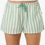 Brenda Stripe Beach Shorts - Green | O'Neill