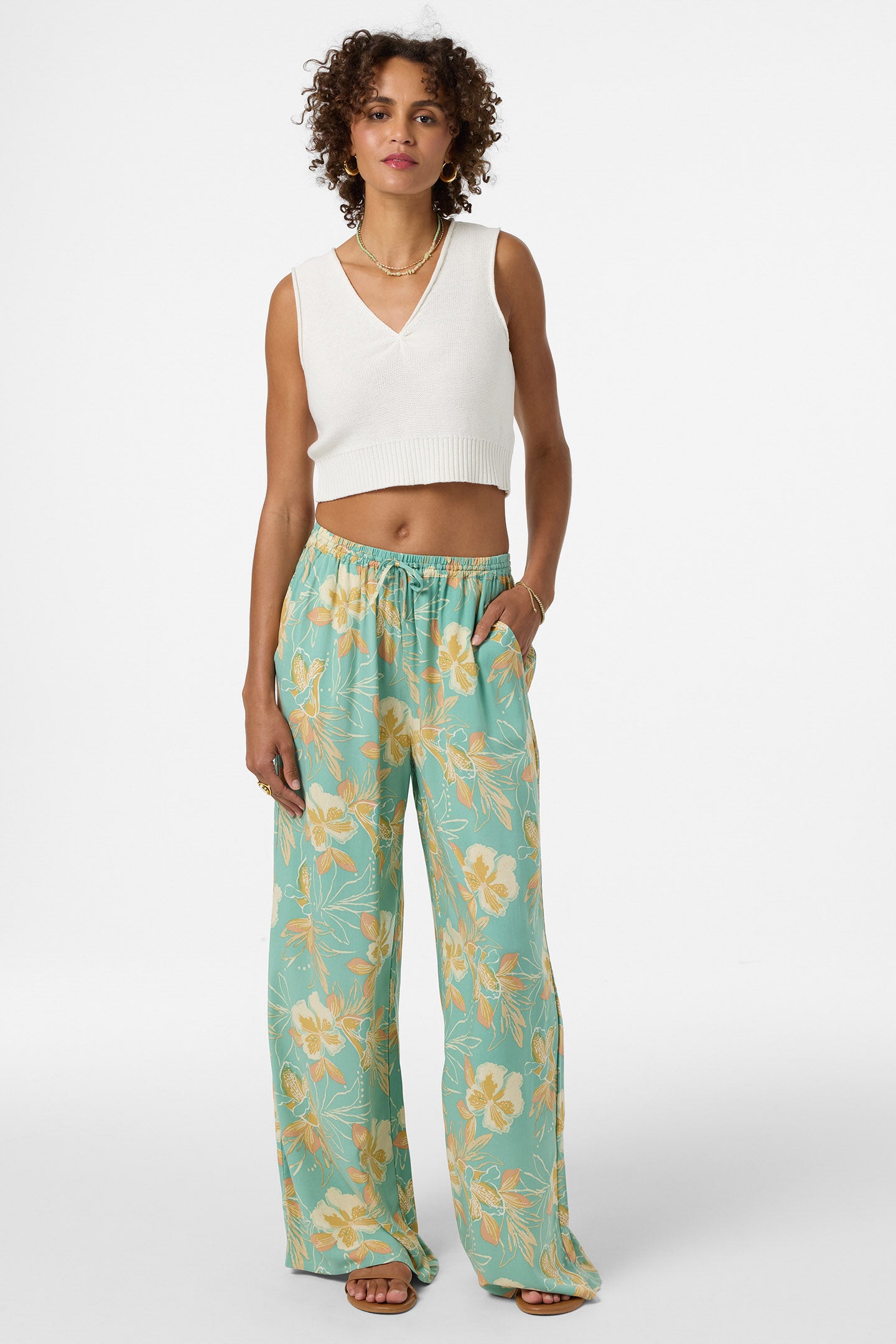 Rosalie Tiki Pants - Green | O'Neill