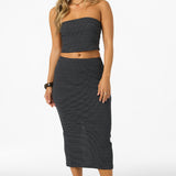 Kavali Stripe Skirt - Black | O'Neill