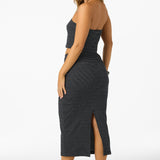 Kavali Stripe Skirt - Black | O'Neill