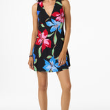 Eloise Floral Short Dress - Black | O'Neill