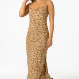 Holly Animal Midi Dress - Warm Sand | O'Neill