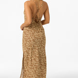 Holly Animal Midi Dress - Warm Sand | O'Neill