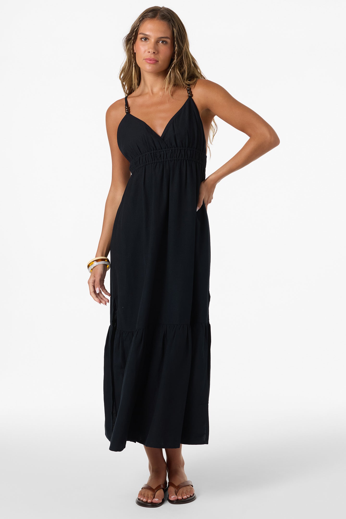 ワンピース Herlipto All-Day Long Dress black M Julez Solid Dress Midi Dress - Black | O'Neill