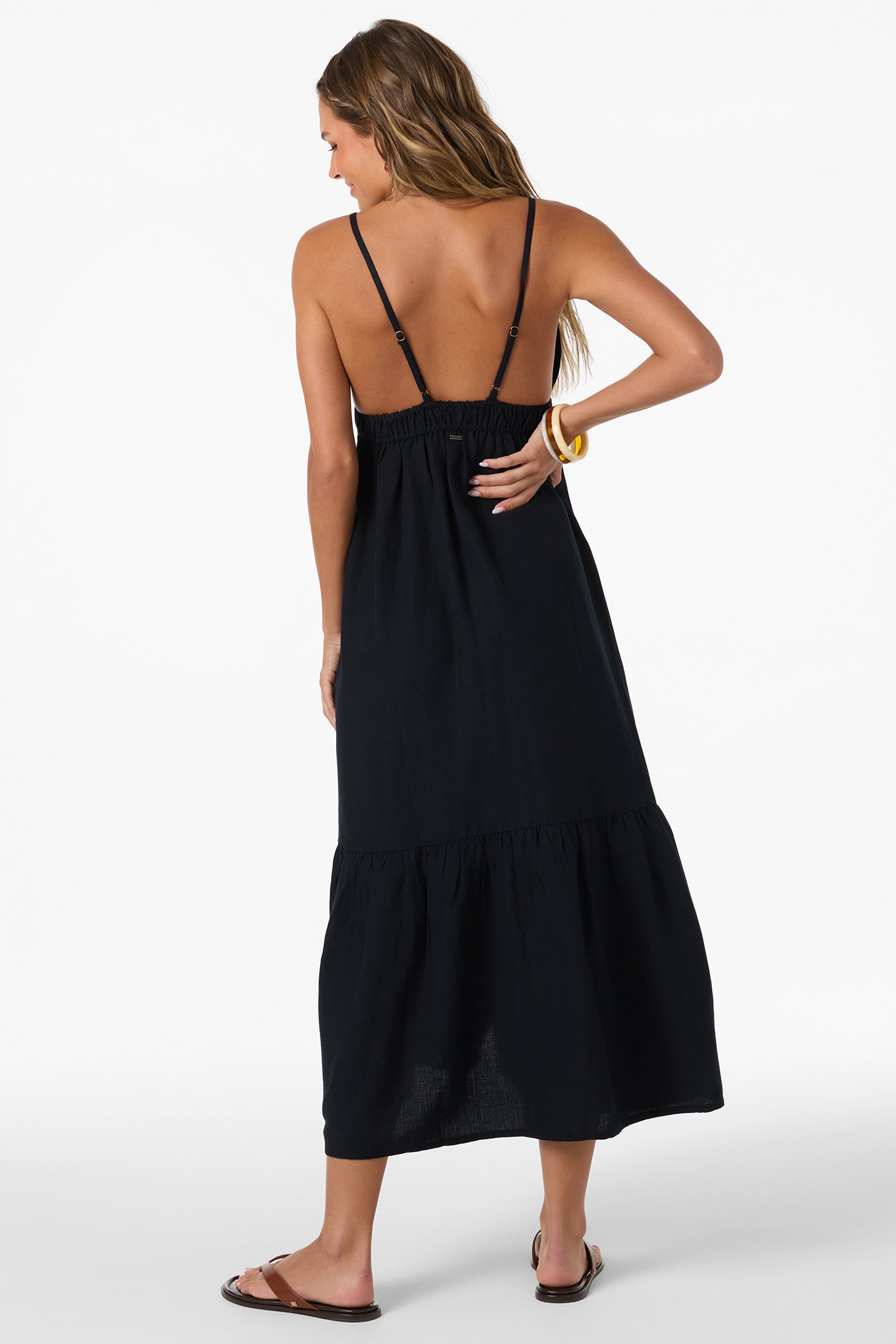 Julez Solid Dress Midi Dress - Black | O'Neill