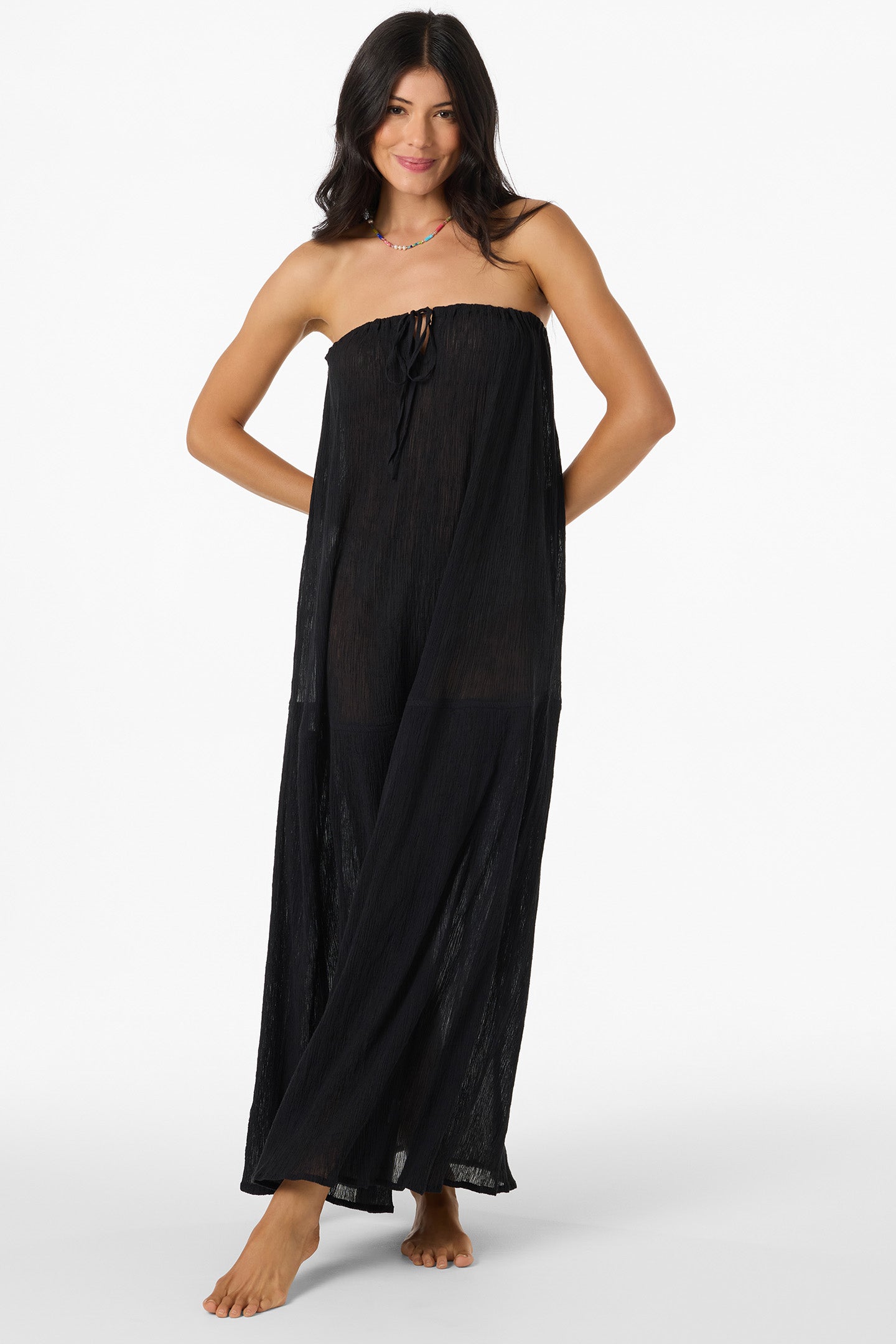 Janey Maxi Cover-Up Dress - Black | O'Neill