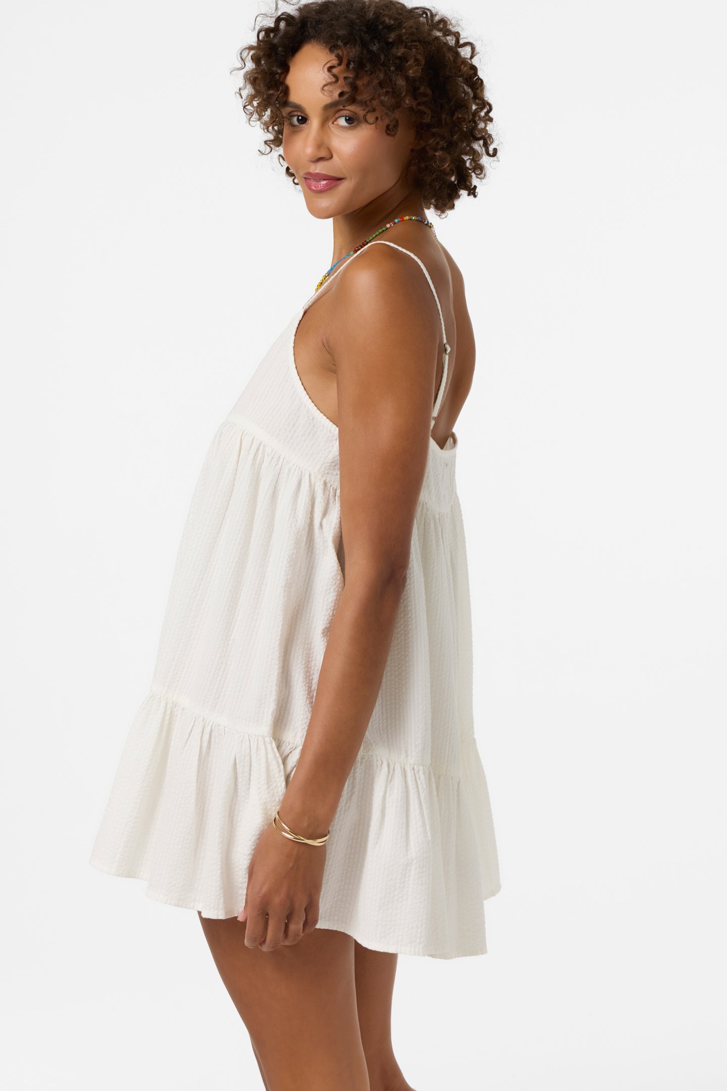 O'Neill Women's Rilee Square Neck Cover-Up Mini Dress