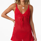 Zooey Cover-Up Dress - Lifeguard Red | O'Neill