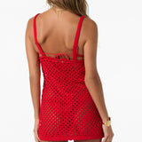 Zooey Cover-Up Dress - Lifeguard Red | O'Neill