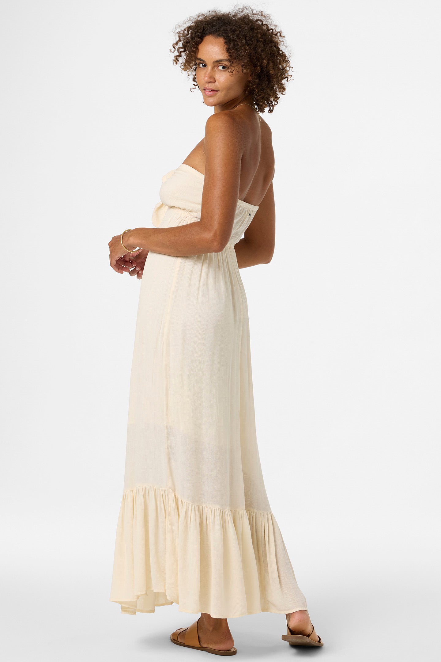 solid flowy dress Isadora Solid Maxi Dress Dress - Regatta main image 1