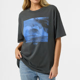 O'Riginals Wave Tone Oversized Tee - Dark Shadow | O'Neill