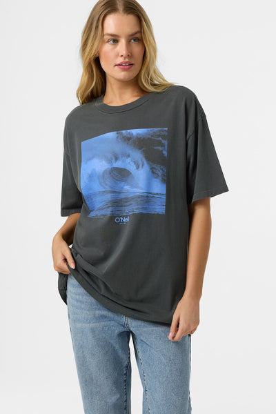 O'Riginals Wave Tone Oversized Tee - Dark Shadow | O'Neill