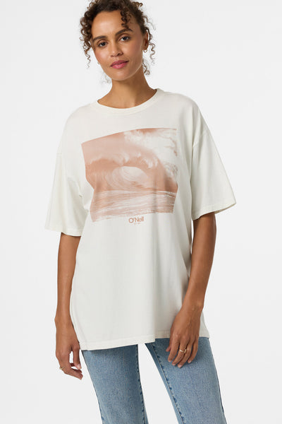 O'Riginals Wave Tone Oversized Tee - Tofu | O'Neill
