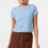 Okeedoke Fitted Tee - Blue Glass | O'Neill