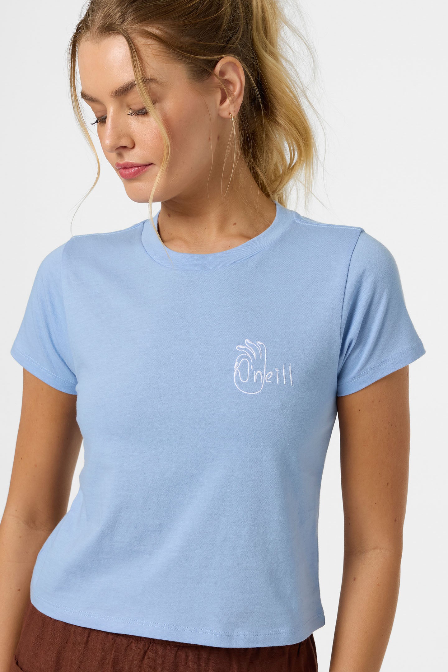 Okeedoke Fitted Tee - Blue Glass | O'Neill