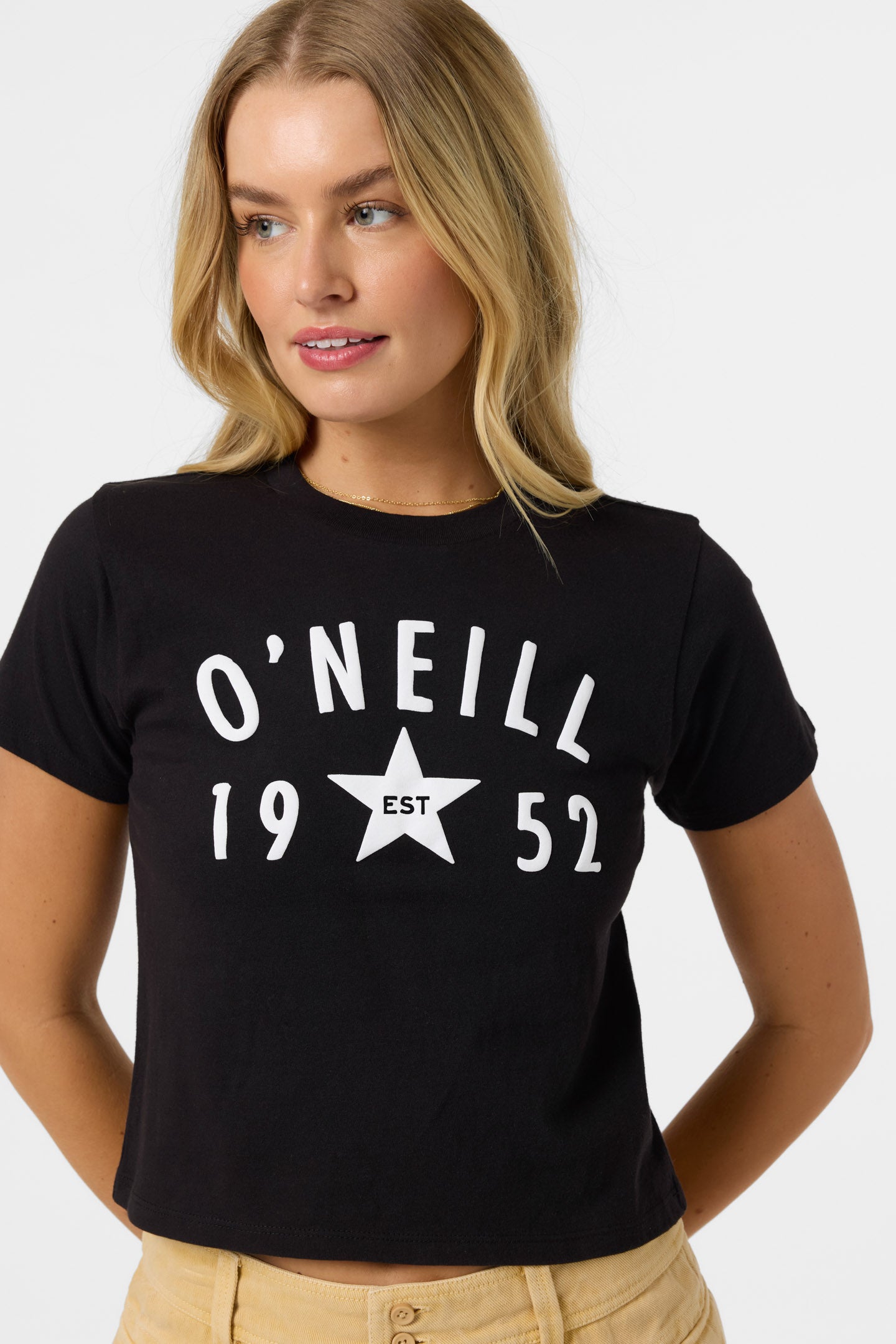 Starry Fitted Tee - Black | O'Neill