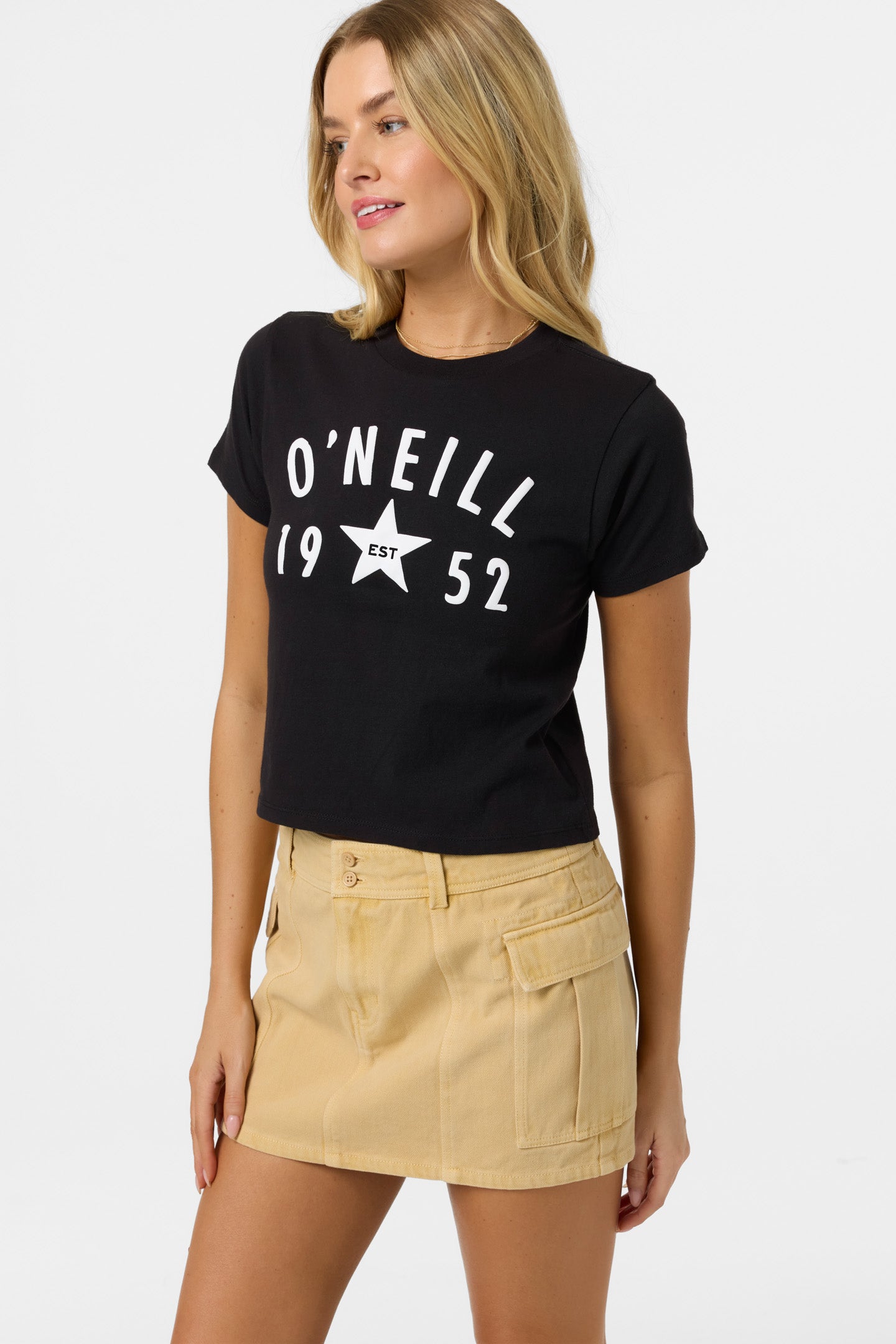 Starry Fitted Tee - Black | O'Neill